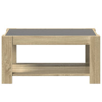 Thumbnail for LED-Couchtisch Sonoma Eiche 93x53x45 cm Holzwerkstoff