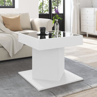 Thumbnail for LED-Couchtisch Weiß 50x50x45 cm Holzwerkstoff