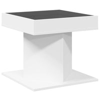 Thumbnail for LED-Couchtisch Weiß 50x50x45 cm Holzwerkstoff