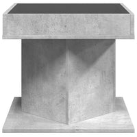 Thumbnail for LED-Couchtisch Betongrau 50x50x45 cm Holzwerkstoff