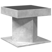 Thumbnail for LED-Couchtisch Betongrau 50x50x45 cm Holzwerkstoff