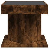 Thumbnail for LED-Couchtisch Räuchereiche 50x50x45 cm Holzwerkstoff