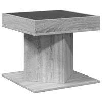 Thumbnail for LED-Couchtisch Grau Sonoma 50x50x45 cm Holzwerkstoff