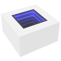 Thumbnail for LED-Couchtisch Weiß 60x60x40 cm Holzwerkstoff