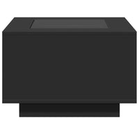 Thumbnail for LED-Couchtisch Schwarz 60x60x40 cm Holzwerkstoff
