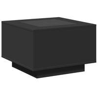 Thumbnail for LED-Couchtisch Schwarz 60x60x40 cm Holzwerkstoff