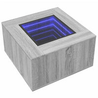 Thumbnail for LED-Couchtisch Grau Sonoma 60x60x40 cm Holzwerkstoff