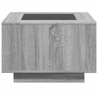 Thumbnail for LED-Couchtisch Grau Sonoma 60x60x40 cm Holzwerkstoff