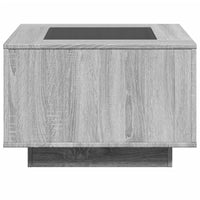 Thumbnail for LED-Couchtisch Grau Sonoma 60x60x40 cm Holzwerkstoff