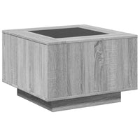 Thumbnail for LED-Couchtisch Grau Sonoma 60x60x40 cm Holzwerkstoff