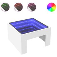 Thumbnail for Couchtisch mit Infinity-LED Weiß 50x50x30 cm