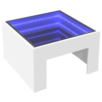 Thumbnail for Couchtisch mit Infinity-LED Weiß 50x50x30 cm