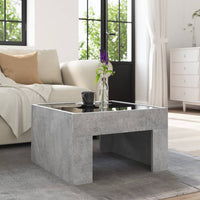 Thumbnail for Couchtisch mit Infinity-LED Betongrau 50x50x30 cm