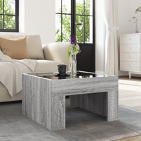 Thumbnail for Couchtisch mit Infinity-LED Grau Sonoma 50x50x30 cm