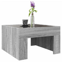 Thumbnail for Couchtisch mit Infinity-LED Grau Sonoma 50x50x30 cm