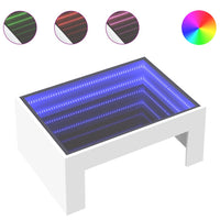 Thumbnail for Couchtisch mit Infinity-LED Weiß 70x50x30 cm