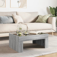 Thumbnail for Couchtisch mit Infinity-LED Grau Sonoma 70x50x30 cm