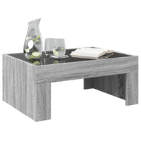 Thumbnail for Couchtisch mit Infinity-LED Grau Sonoma 70x50x30 cm