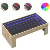 Thumbnail for Couchtisch mit Infinity-LED Sonoma-Eiche 90x50x30 cm