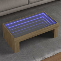 Thumbnail for Couchtisch mit Infinity-LED Sonoma-Eiche 90x50x30 cm