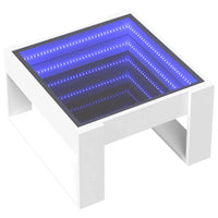 Thumbnail for Couchtisch mit Infinity-LED Weiß 50x53x30 cm