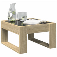 Thumbnail for Couchtisch mit Infinity-LED Sonoma-Eiche 50x53x30 cm