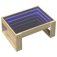 Thumbnail for Couchtisch mit Infinity-LED Sonoma-Eiche 70x53x30 cm