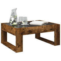 Thumbnail for Couchtisch mit Infinity-LED Räuchereiche 70x53x30 cm