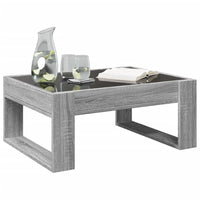 Thumbnail for Couchtisch mit Infinity-LED Grau Sonoma 70x53x30 cm