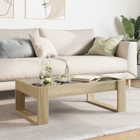 Thumbnail for Couchtisch mit Infinity-LED Sonoma-Eiche 90x53x30 cm