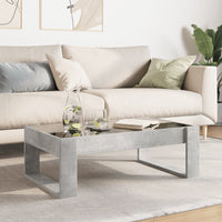 Thumbnail for Couchtisch mit Infinity-LED Betongrau 90x53x30 cm