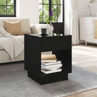 Thumbnail for Couchtisch mit Infinity-LED Schwarz 40x40x50 cm