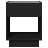 Thumbnail for Couchtisch mit Infinity-LED Schwarz 40x40x50 cm
