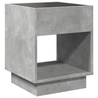 Thumbnail for Couchtisch mit Infinity-LED Betongrau 40x40x50 cm
