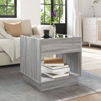 Thumbnail for Couchtisch mit Infinity-LED Grau Sonoma 50x50x50 cm