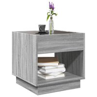 Thumbnail for Couchtisch mit Infinity-LED Grau Sonoma 50x50x50 cm