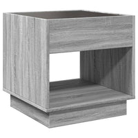 Thumbnail for Couchtisch mit Infinity-LED Grau Sonoma 50x50x50 cm