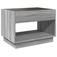 Thumbnail for Couchtisch mit Infinity-LED Grau Sonoma 70x50x50 cm