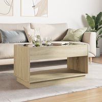 Thumbnail for Couchtisch mit Infinity-LED Sonoma-Eiche 90x50x50 cm