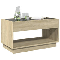 Thumbnail for Couchtisch mit Infinity-LED Sonoma-Eiche 90x50x50 cm