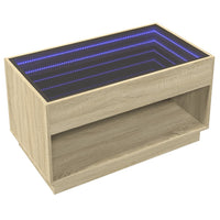 Thumbnail for Couchtisch mit Infinity-LED Sonoma-Eiche 90x50x50 cm
