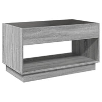 Thumbnail for Couchtisch mit Infinity-LED Grau Sonoma 90x50x50 cm