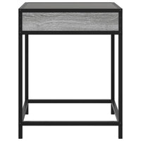 Thumbnail for Couchtisch mit Infinity-LED Grau Sonoma 40x40x51 cm