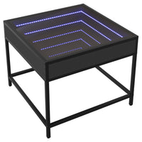 Thumbnail for Couchtisch mit Infinity-LED Schwarz 50x50x41 cm