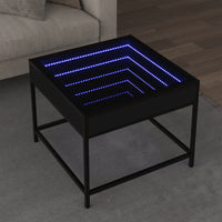 Thumbnail for Couchtisch mit Infinity-LED Schwarz 50x50x41 cm