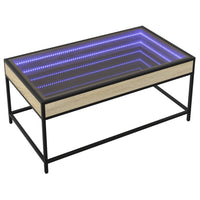 Thumbnail for Couchtisch mit Infinity-LED Sonoma-Eiche 90x50x41 cm