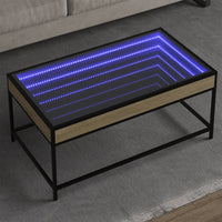 Thumbnail for Couchtisch mit Infinity-LED Sonoma-Eiche 90x50x41 cm