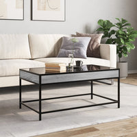 Thumbnail for Couchtisch mit Infinity-LED Grau Sonoma 90x50x41 cm