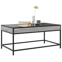 Thumbnail for Couchtisch mit Infinity-LED Grau Sonoma 90x50x41 cm