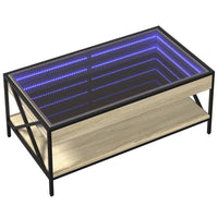 Thumbnail for Couchtisch mit Infinity-LED Sonoma-Eiche 90x50x38 cm